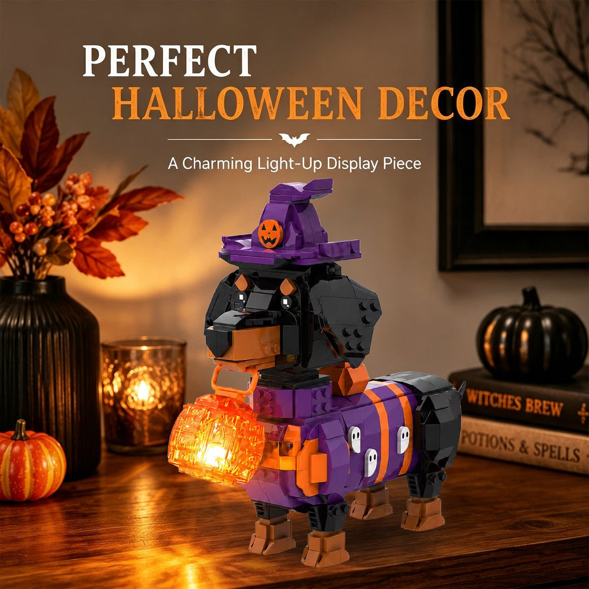 JIBRILOX Witchhound Lantern Display