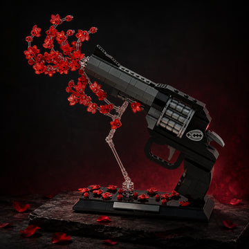 JIBRILOX Crimson Bloom Revolver Display