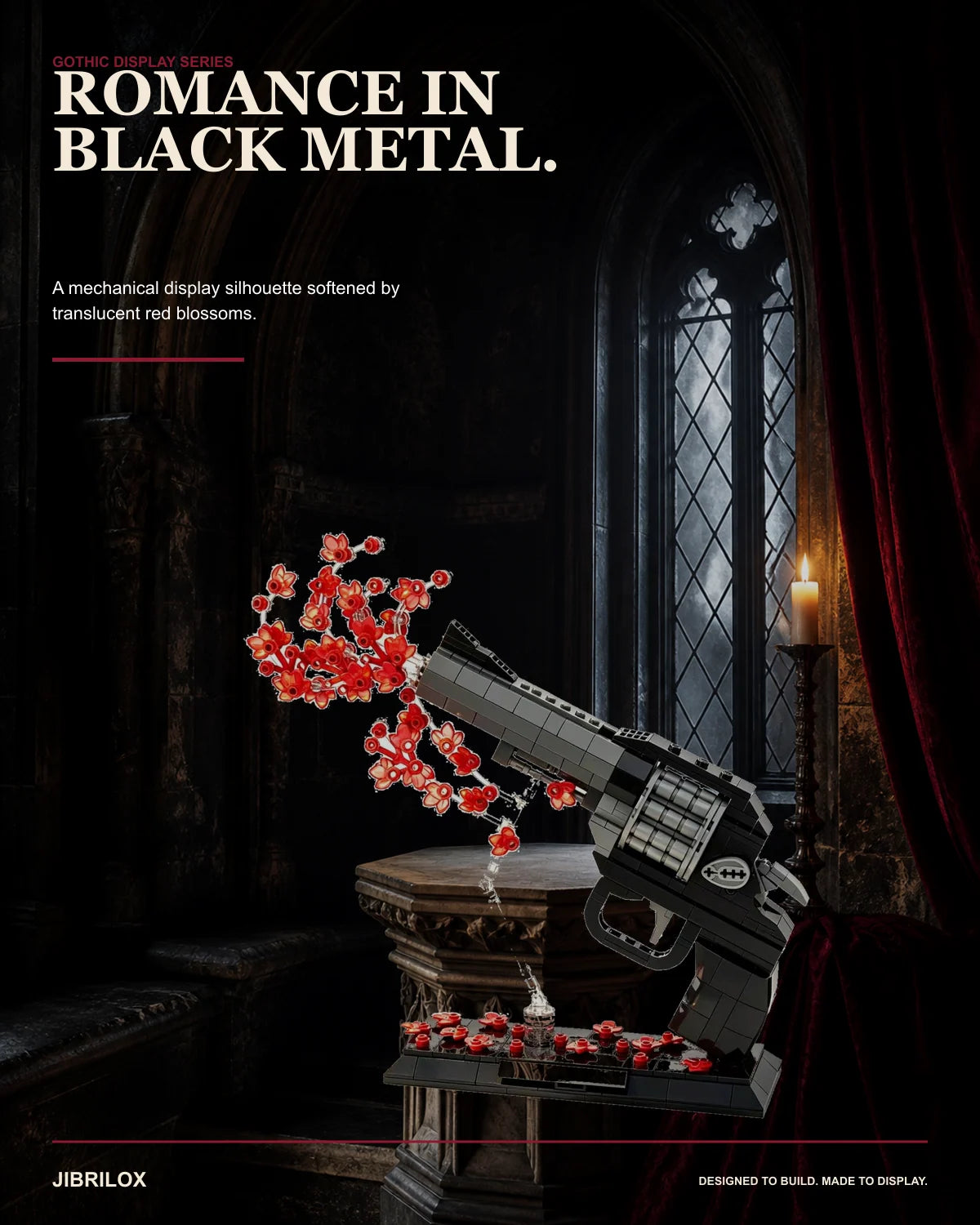 JIBRILOX Crimson Bloom Revolver detail 1
