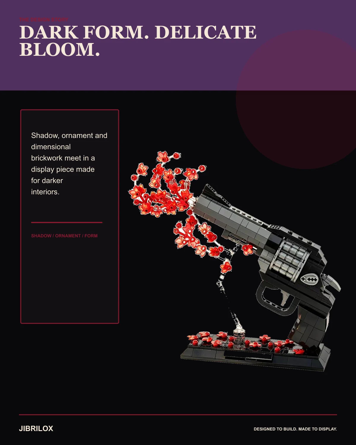 JIBRILOX Crimson Bloom Revolver detail 2