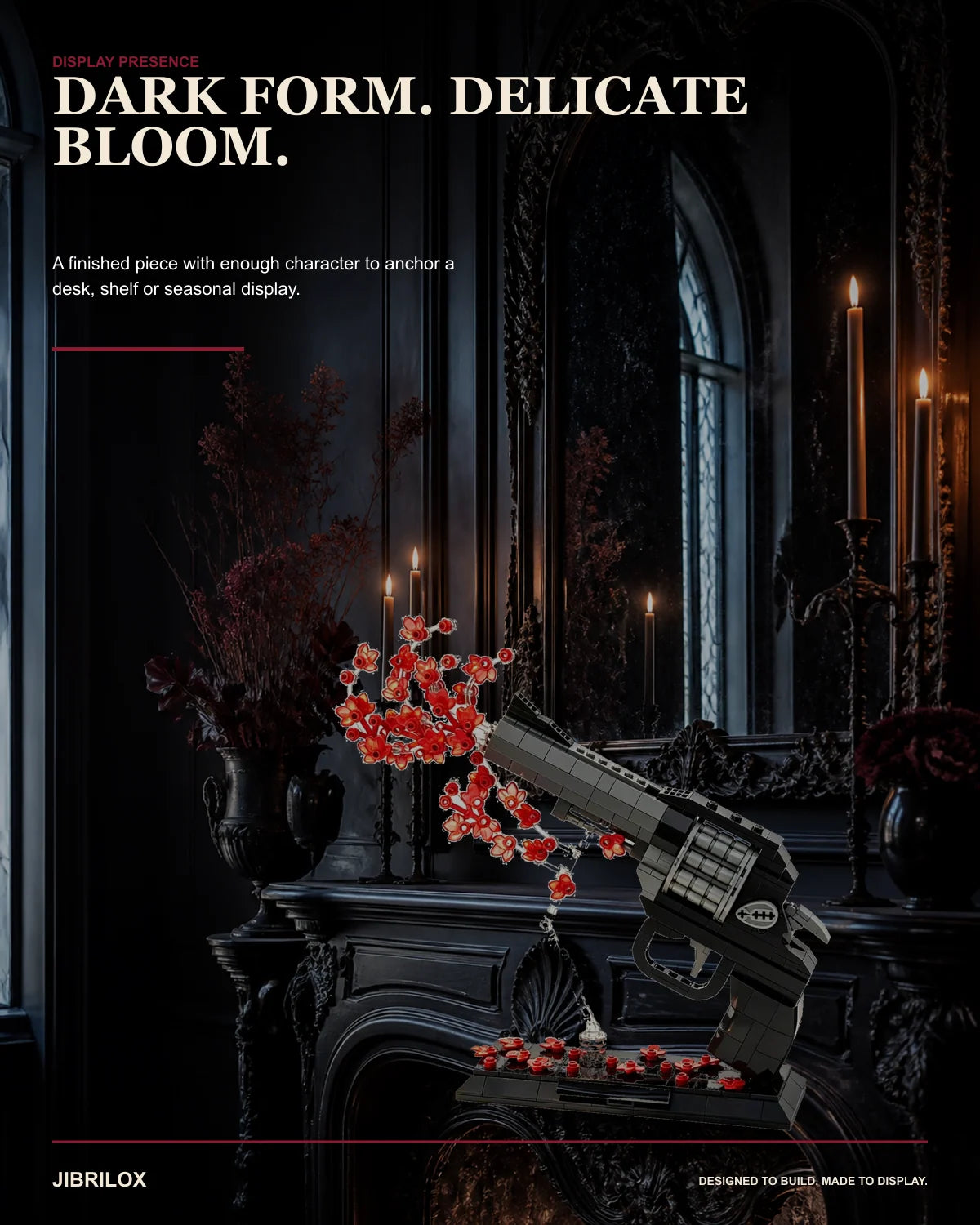 JIBRILOX Crimson Bloom Revolver detail 4