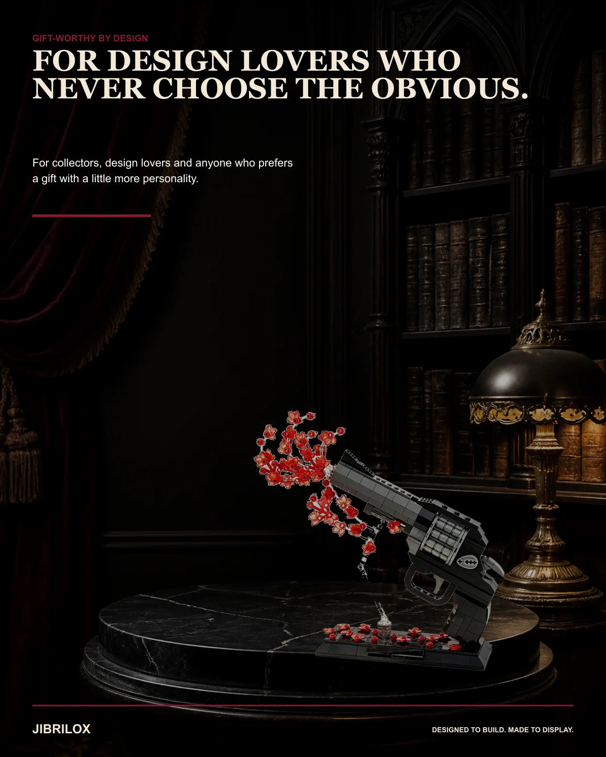 JIBRILOX Crimson Bloom Revolver detail 5