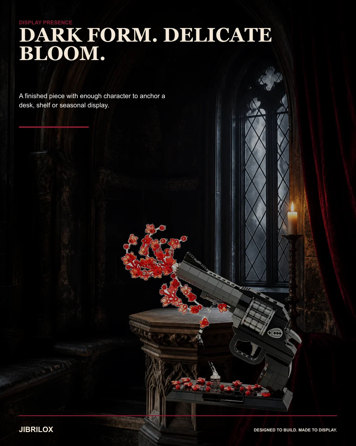 JIBRILOX Crimson Bloom Revolver detail 8