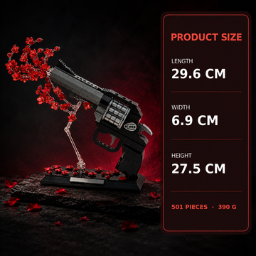 JIBRILOX Crimson Bloom Revolver Display