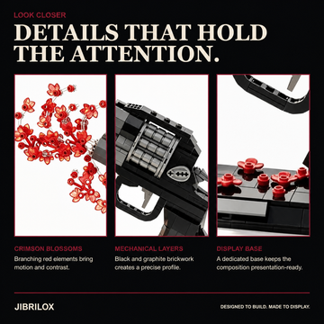 JIBRILOX Crimson Bloom Revolver key details