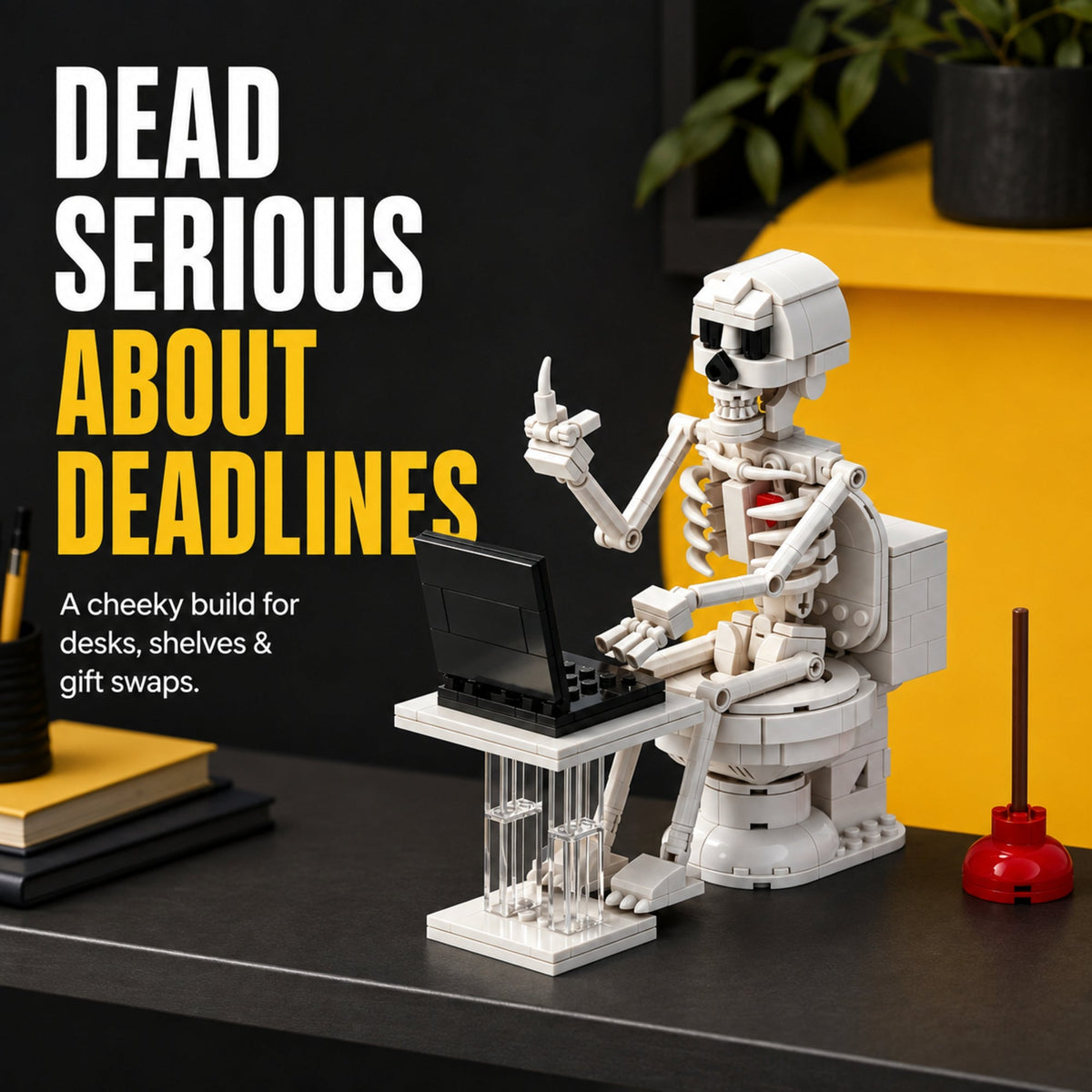 JIBRILOX Skeleton Work-Break Display — Dead Serious About Deadlines