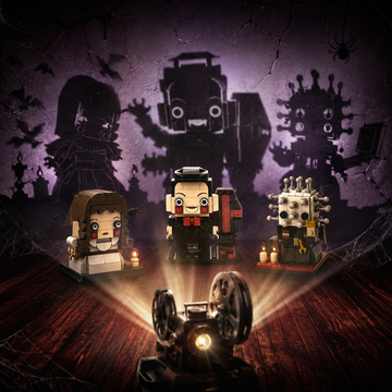 JIBRILOX Spooky Trio horror movie building set image 5